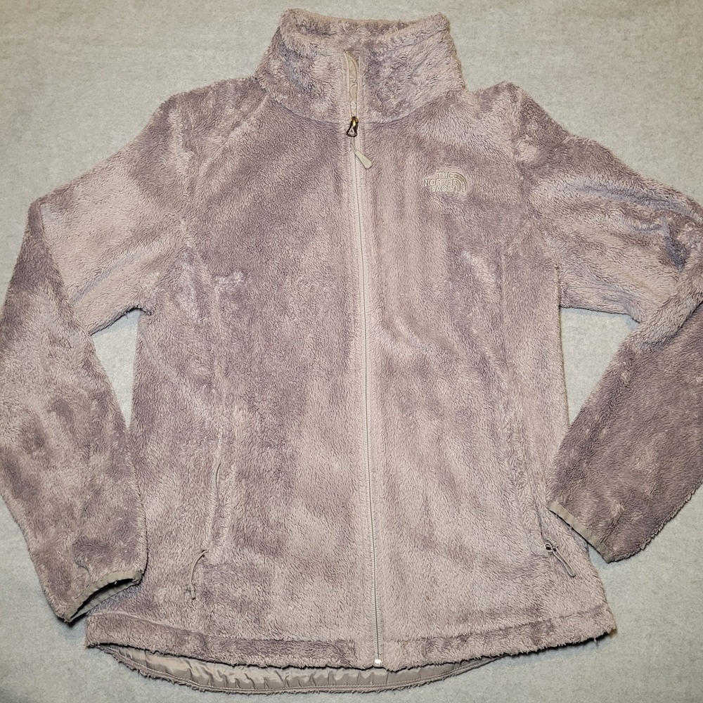 The North Face Osito 2 Full Zip Fleece Jacket Lavender Grey Womens Medium
